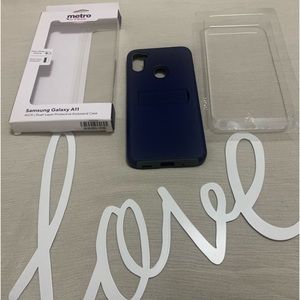 Samsung Galaxy A11 KICK | Dual-Layer Protective Kickstand Case Metro by T-Mobile